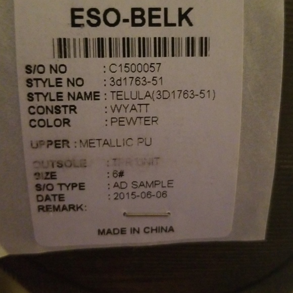 Rampage Metallic Grey Cowgirl boots - Picture 2 of 3